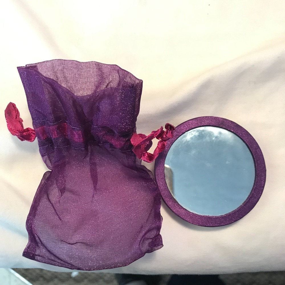 Mark by Avon 2005 Karmala Beaded Mirror purple - Picture 2 of 7